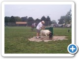 12_500 A fellow dog owner/lover giving Crystal and Sheba some water from the doggy fountain.